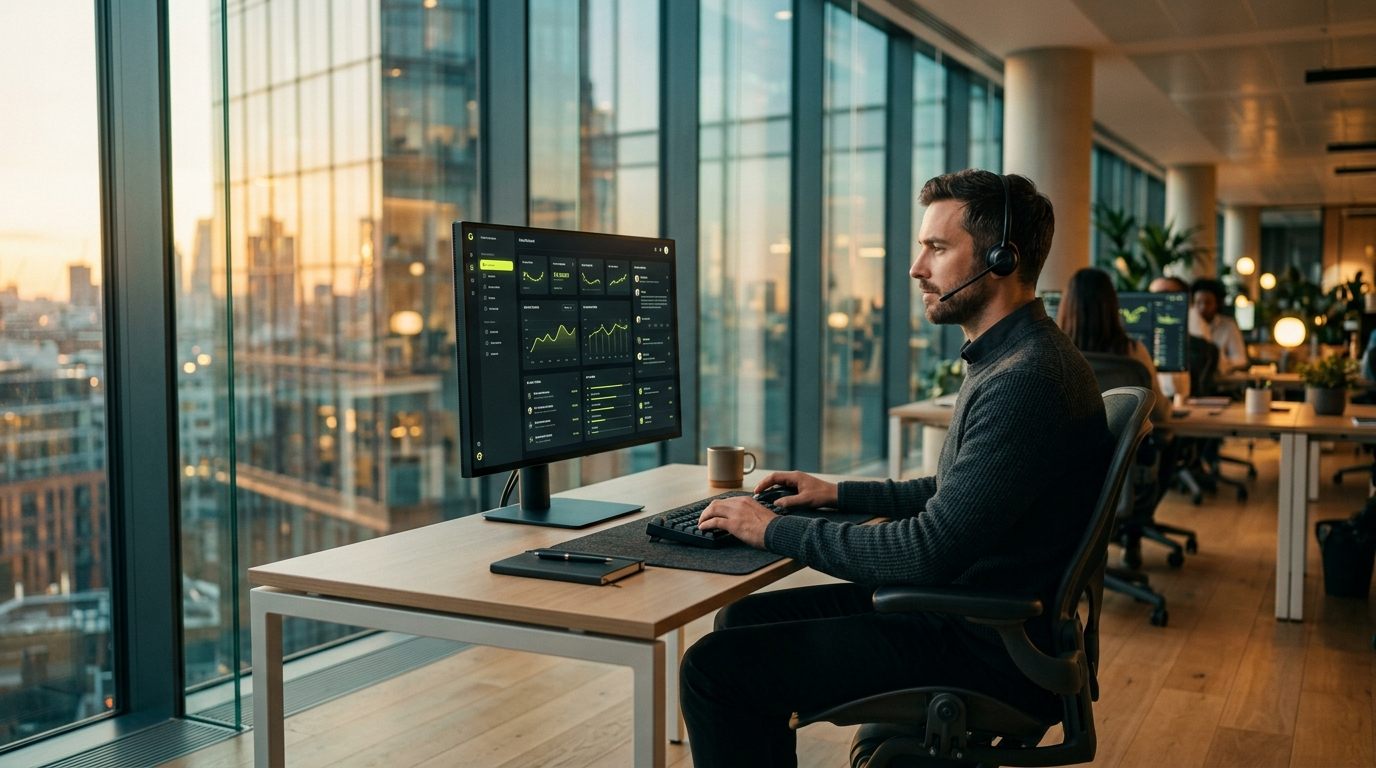 360-degree user overview in the help desk, symbolic